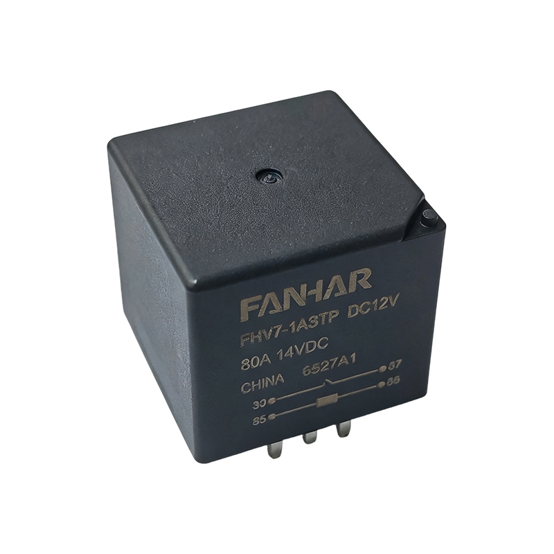 Relé de potência automotiva FHV7 80A para ABS e sistemas de ventiladores de resfriamento